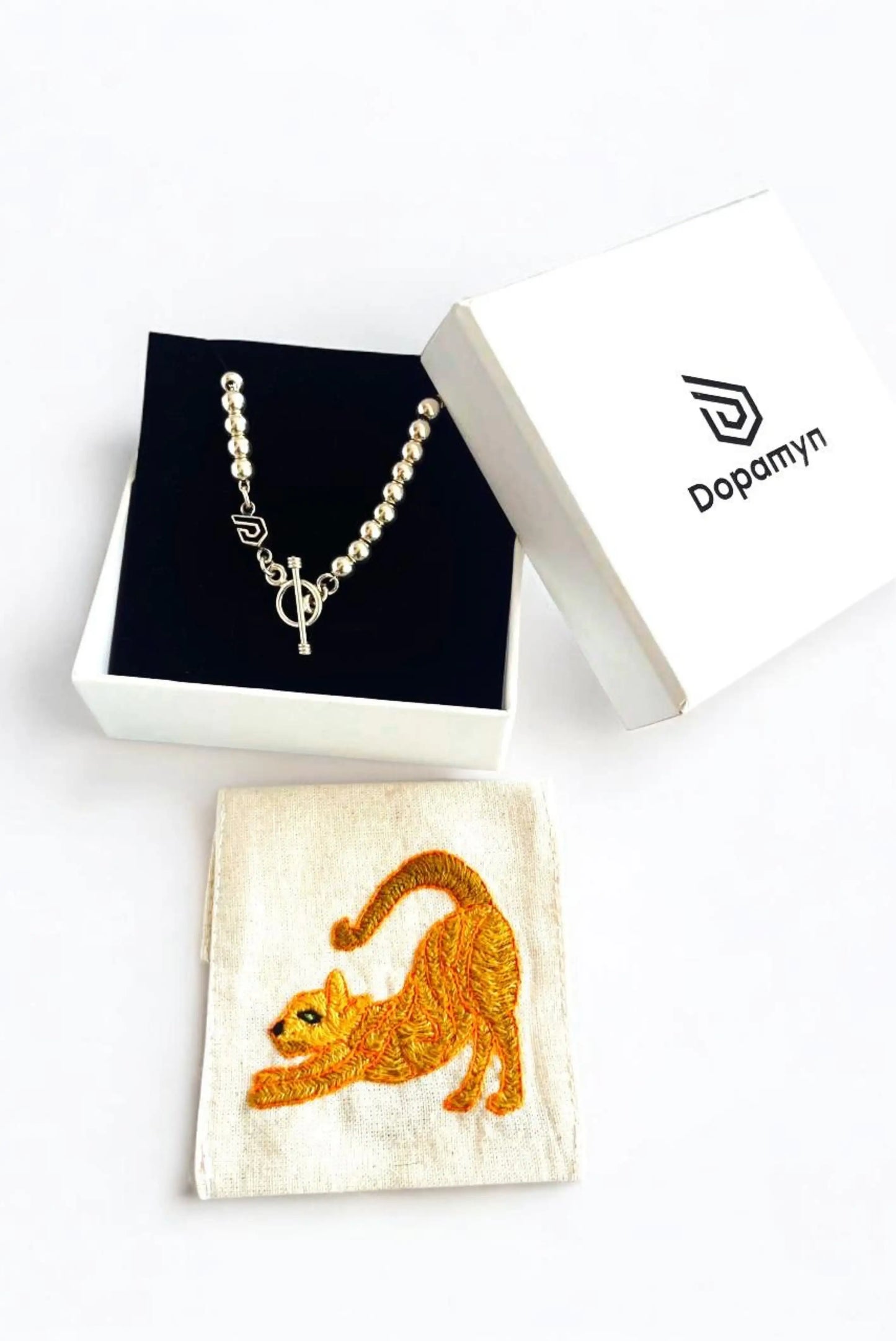 Pulsera unisex Sphere de esferas en plata esterlina con cierre tipo barra DOPAMYN