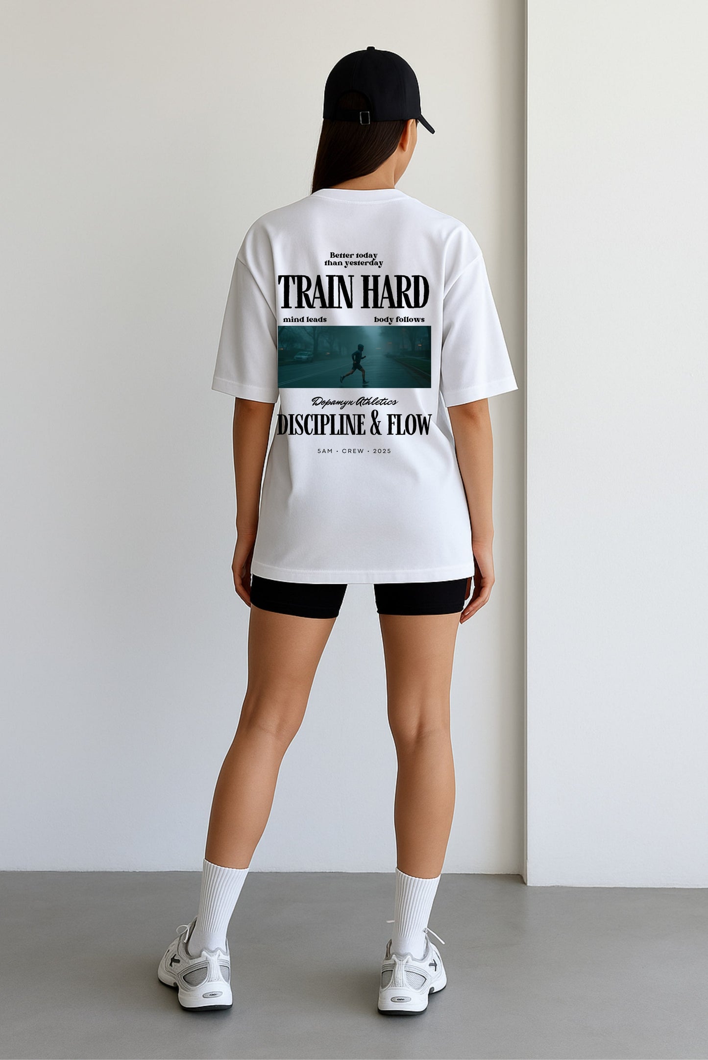 Train Hard Oversize Tee DOPAMYN