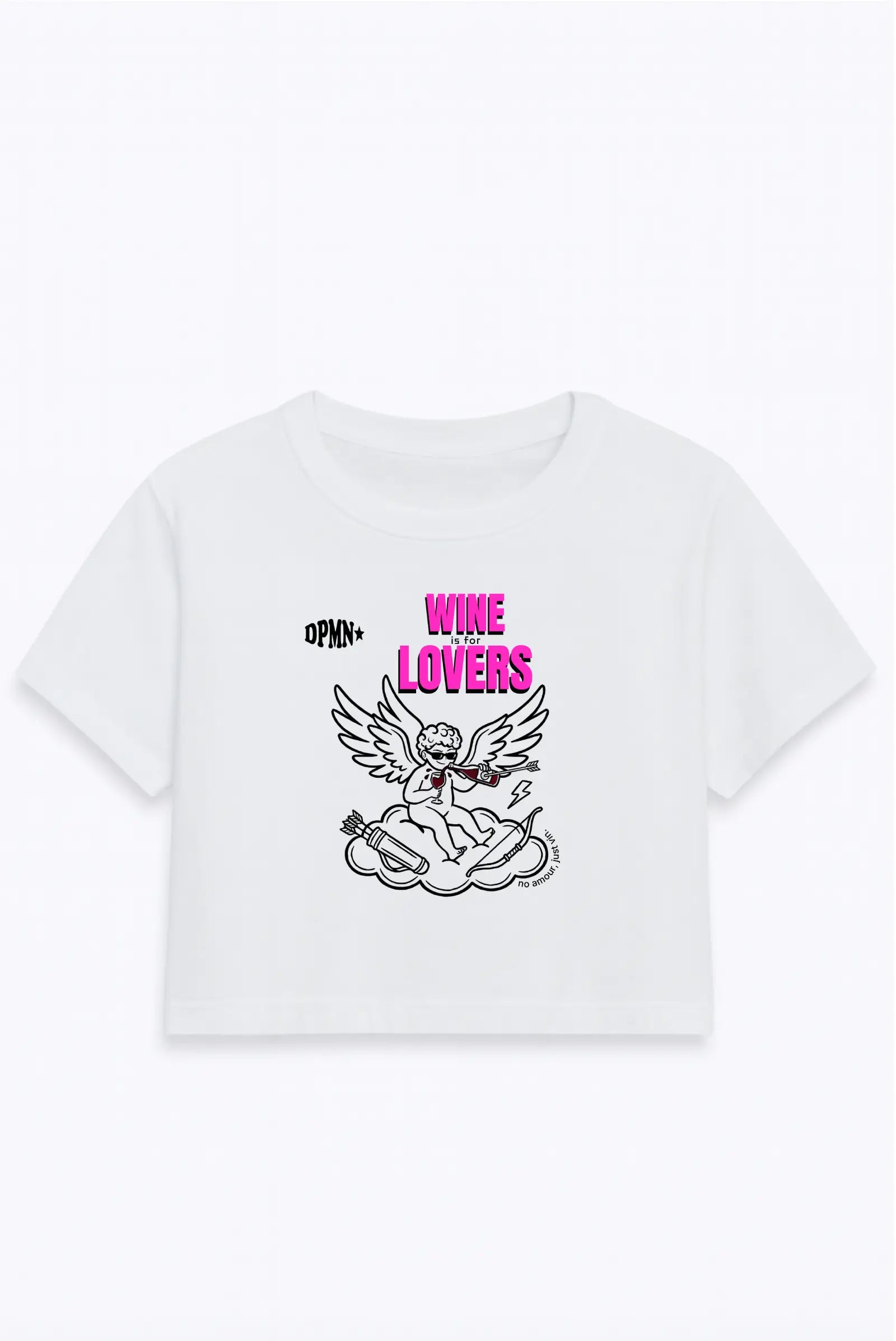 Crop Top Wine Is For Lovers