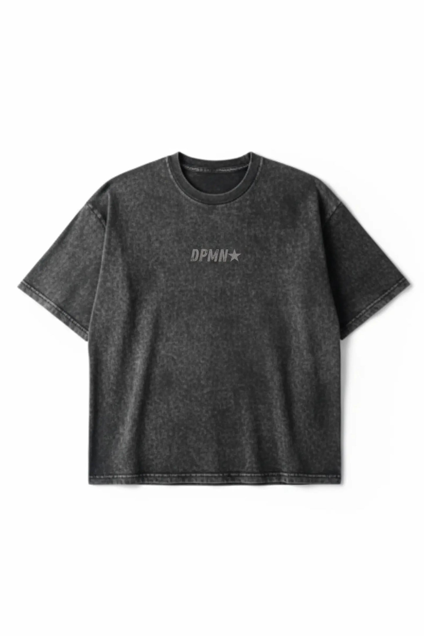DPMN Oversized Tee — Washed Black DOPAMYN