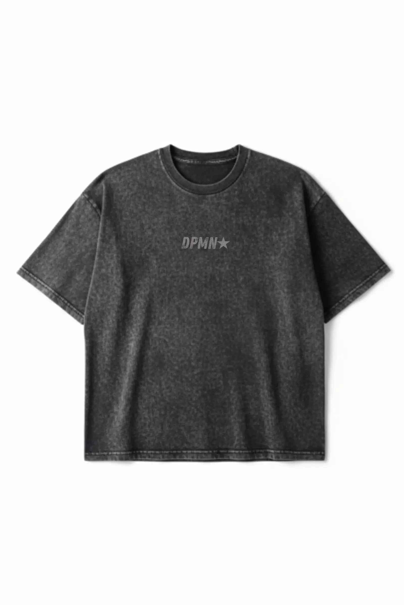 DPMN Oversized Tee — Washed Black DOPAMYN
