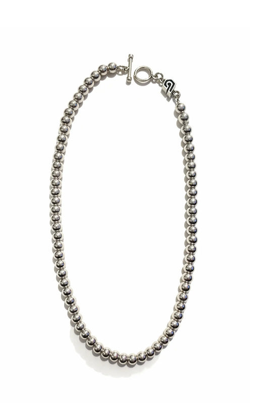 Collar unisex Sphere minimalista con perlas de plata esterlina DOPAMYN