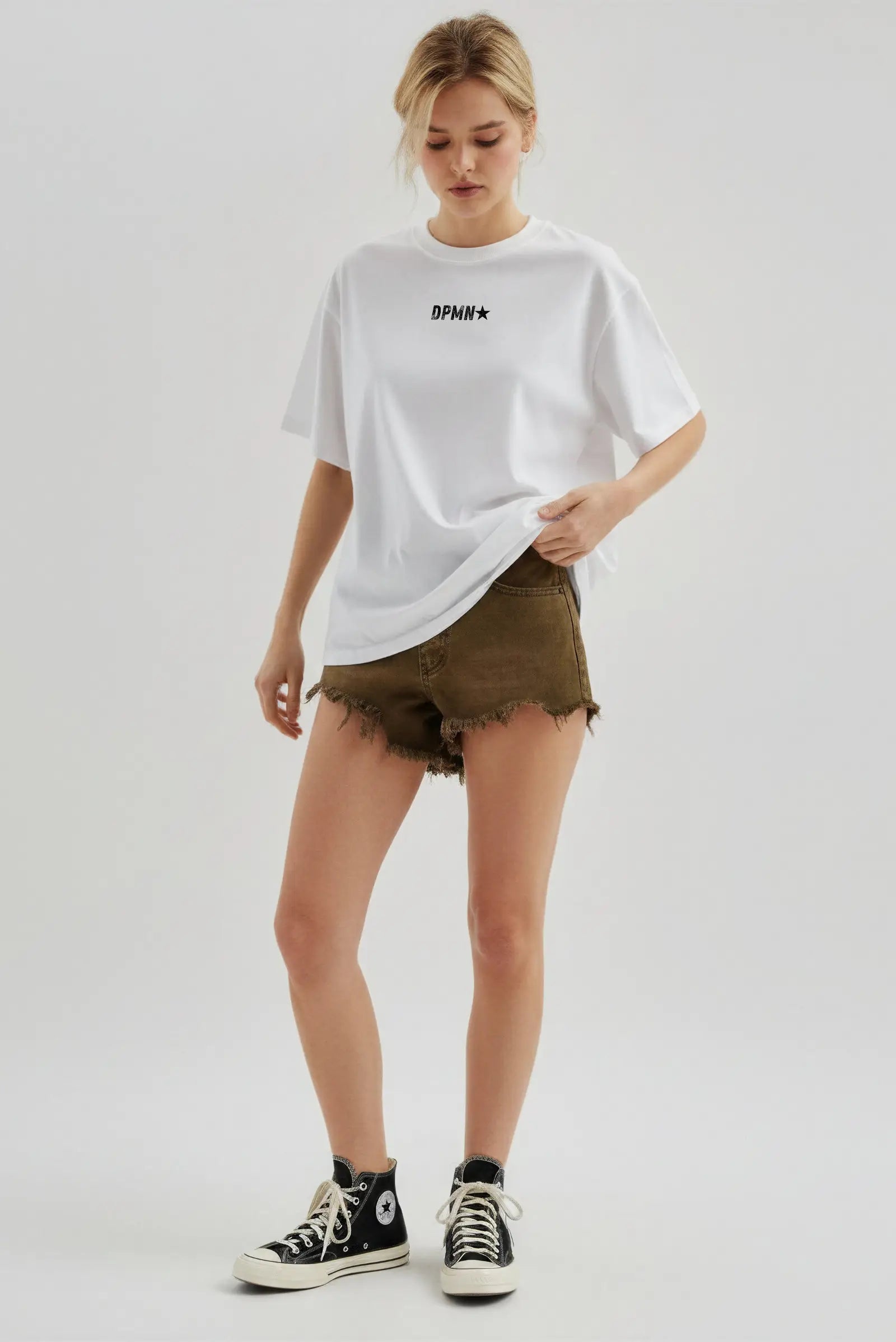 DPMN Oversized Tee — White DOPAMYN