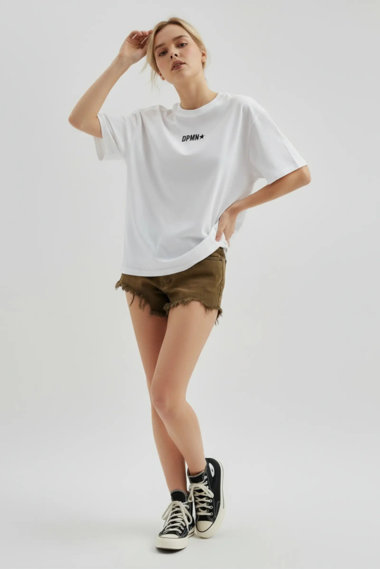 DPMN Oversized Tee — White DOPAMYN