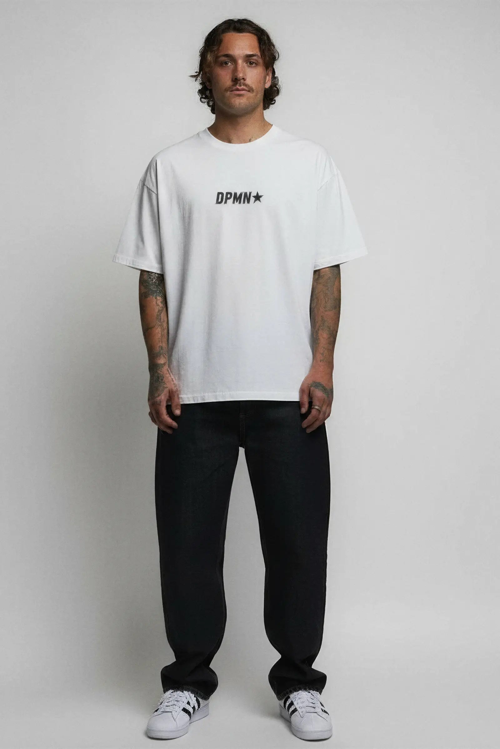 DPMN Oversized Tee — White DOPAMYN