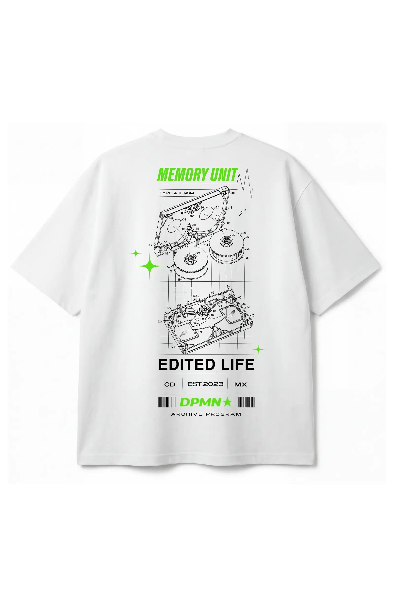 Edited Life Oversized Tee — Off White
