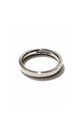 Anillo circulo de la vida unisex de plata DOPAMYN, diseño delgado y minimalista.