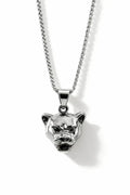 Collar Panther en plata .950 estilo minimalista, artesanal y unisex DOPAMYN