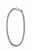 Collar unisex Sphere minimalista con perlas de plata esterlina DOPAMYN
