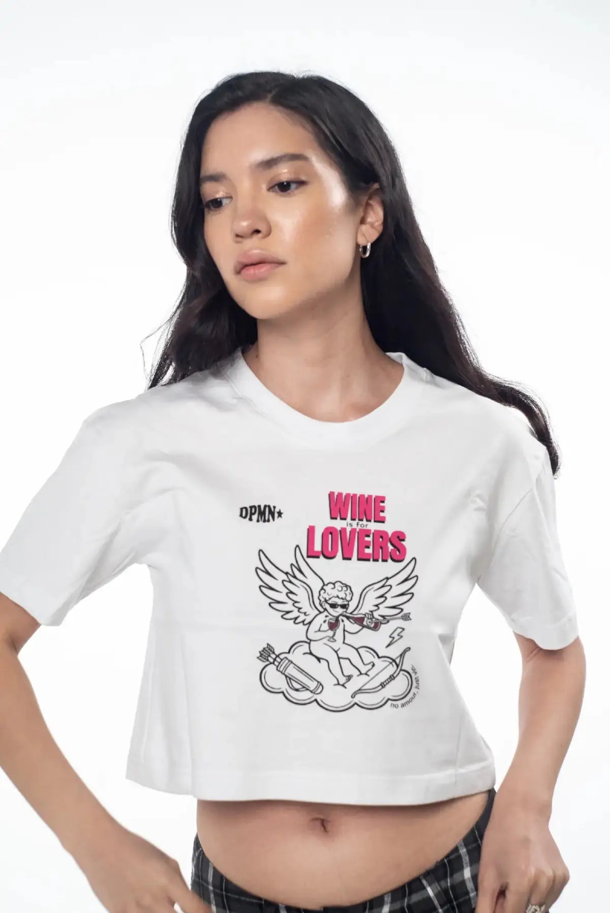Crop Top Wine Is For Lovers