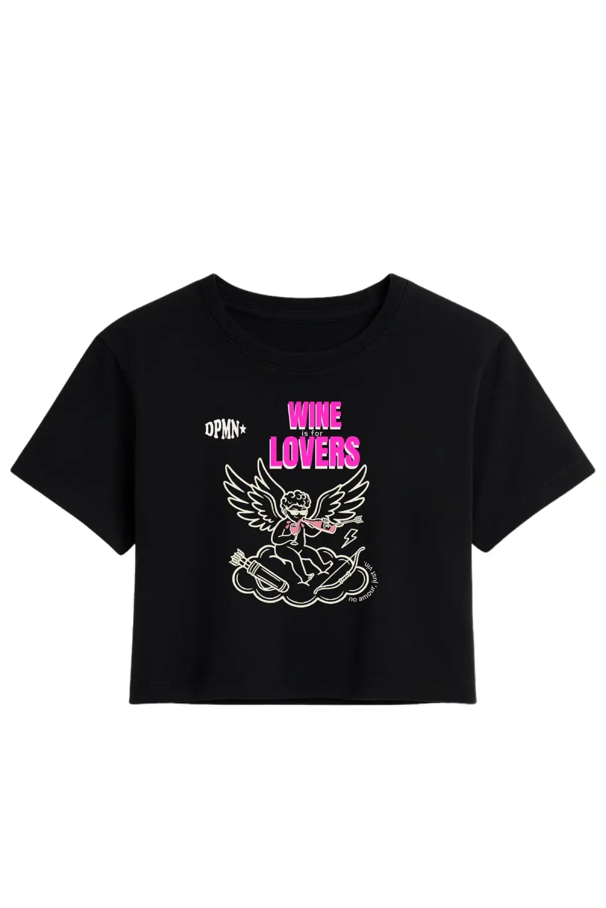 Crop Top Wine Is For Lovers