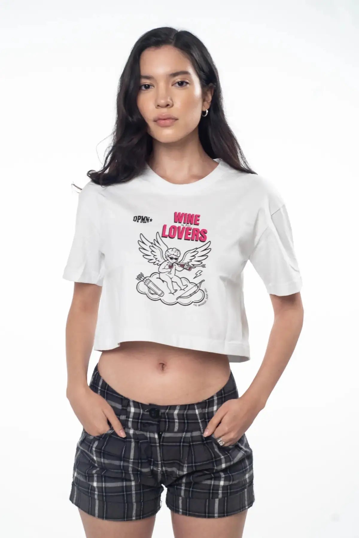 Crop Top Wine Is For Lovers