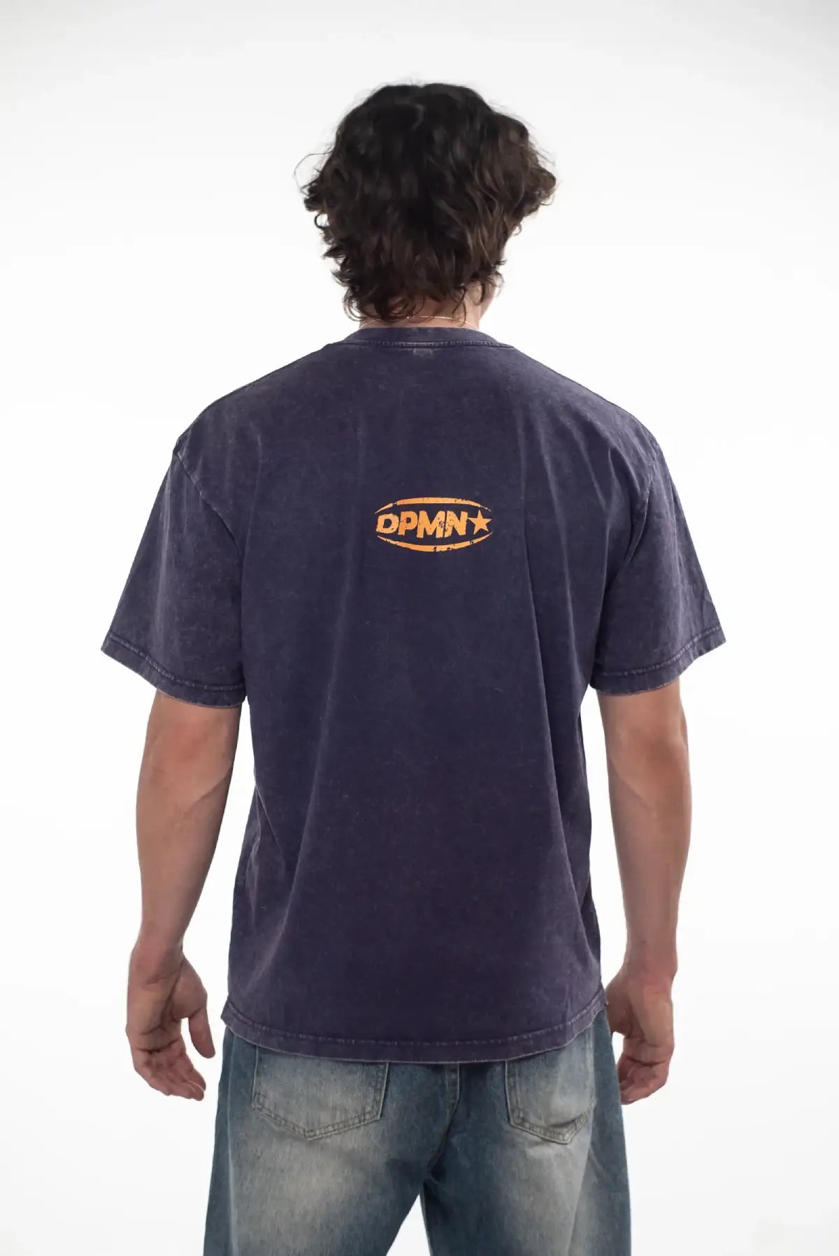 ICON DPMN Semi Oversized Tee — Washed Purple