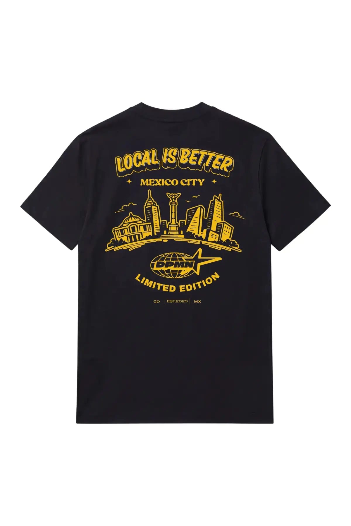 Local Is Better Regular Tee All Black, edición limitada Local Icons DOPAMYN