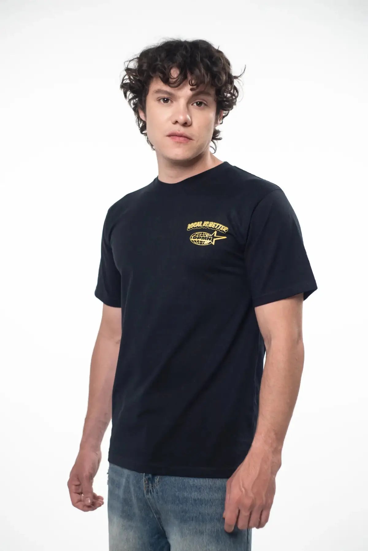 Local Is Better Regular Tee — All Black