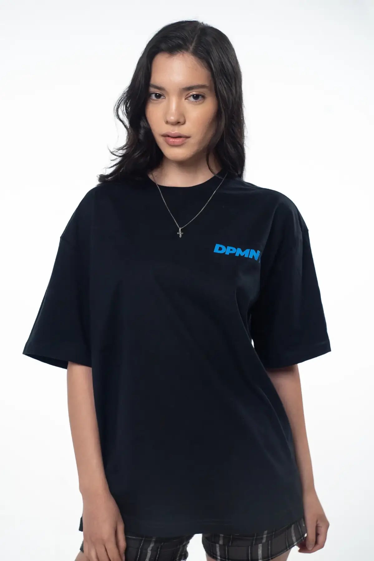 Motion Oversized Tee — All Black