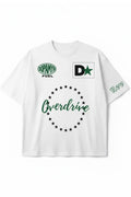 Playera Overdrive Oversized Tee unisex con estampado digital Dopamyn vista frontal