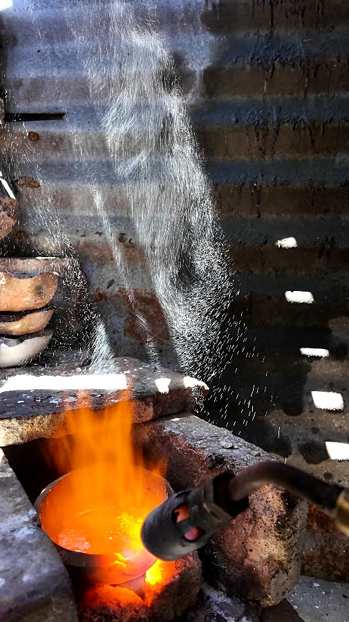 Fundición de plata .950 al fuego, El Taller DPMN★